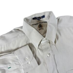 Vintage Tommy Hilfiger Long Sleeve Shirt - Men's Sz 17 1/2 (34-35)